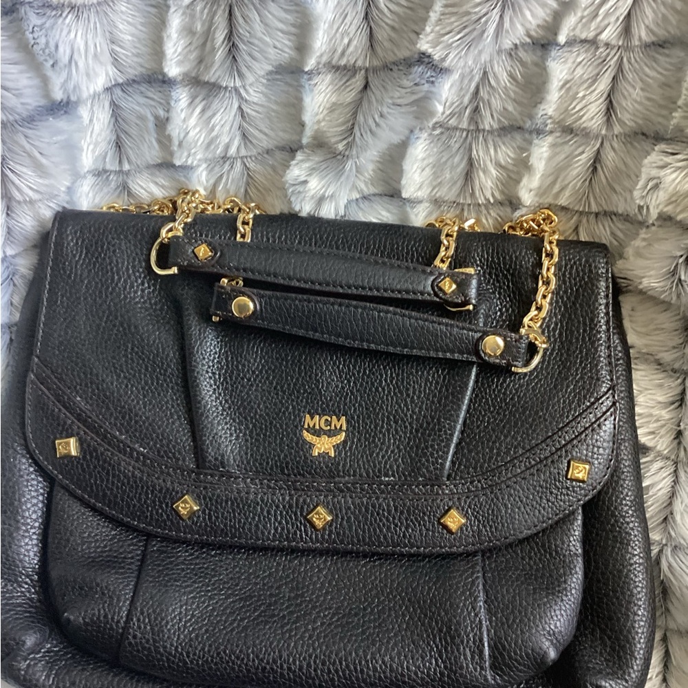 MCM Black Convertible Crossbody & Shoulder Bag